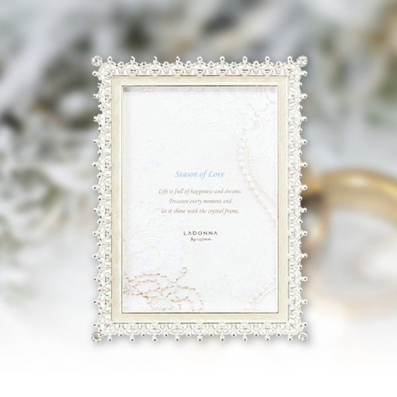 送礼 LADONNA Bridal 幸福花嫁 闪亮碎钻 相框 - 画框/相框 - 其他金属 多色