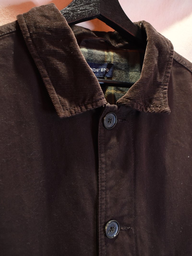 Vintage 狩猎外套 咖啡 - 男装外套 - 棉．麻 