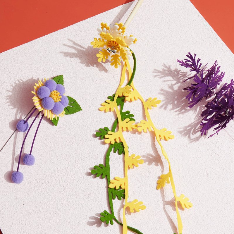 Purrre | 绽放花束逗猫棒 - 玩具 - 其他材质 多色