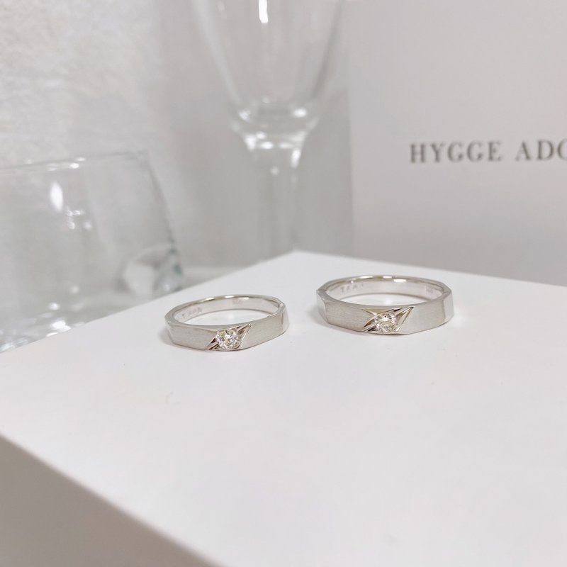 心里只有你_对戒 | 14K、9K、925纯银 - 对戒 - 贵金属 