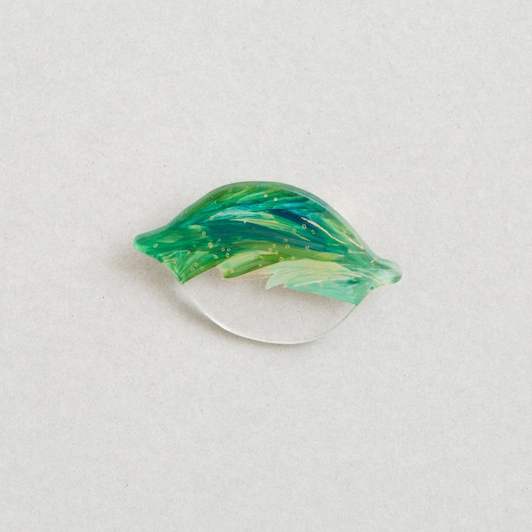 Picture of brooch [Lemon] - 胸针 - 压克力 绿色