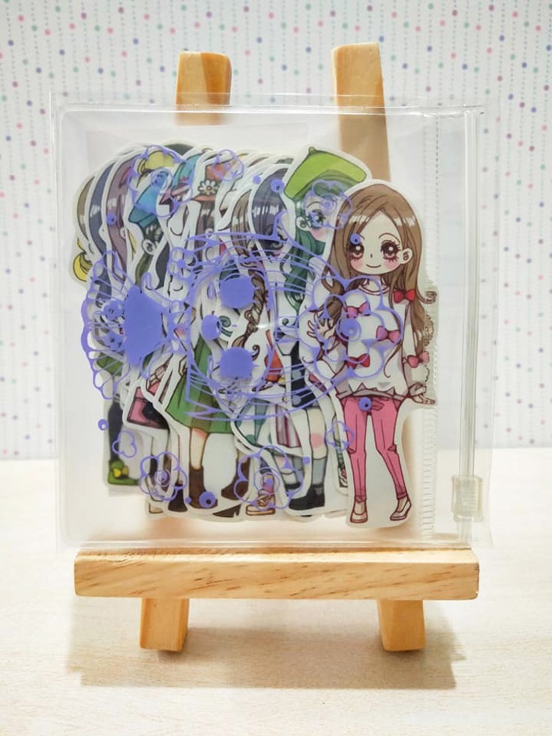 春服女孩－贴纸组 - 贴纸 - 纸 多色