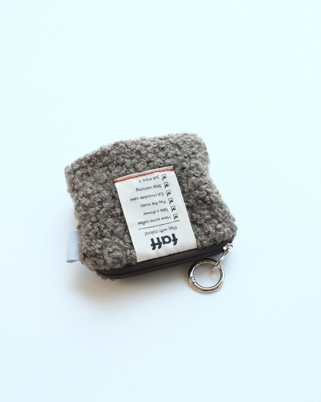 faff Pouch mini 奶茶棕 - 化妆包/杂物包 - 聚酯纤维 咖啡色