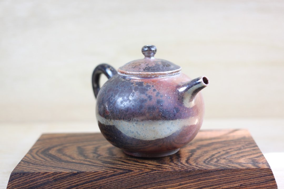 【毕业谢师礼】天然落灰 柴烧茶壶 莺歌名家叶敏祥手工作品 - 茶具/茶杯 - 陶 