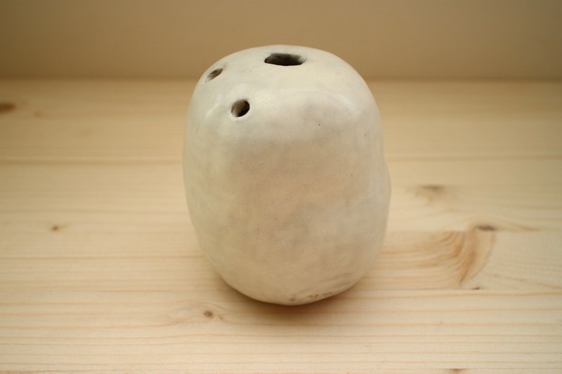 土豆型小花器 / 三孔 - 花瓶/陶器 - 陶 