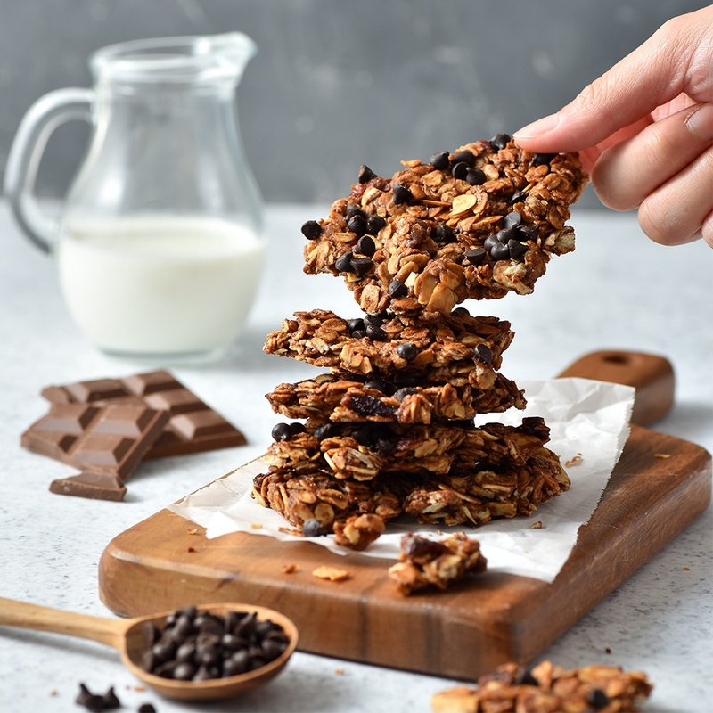 江鸟咖啡 裸食燕麦脆片 单包 | 四种口味 期间限定 - 谷物麦片 - 新鲜食材 多色