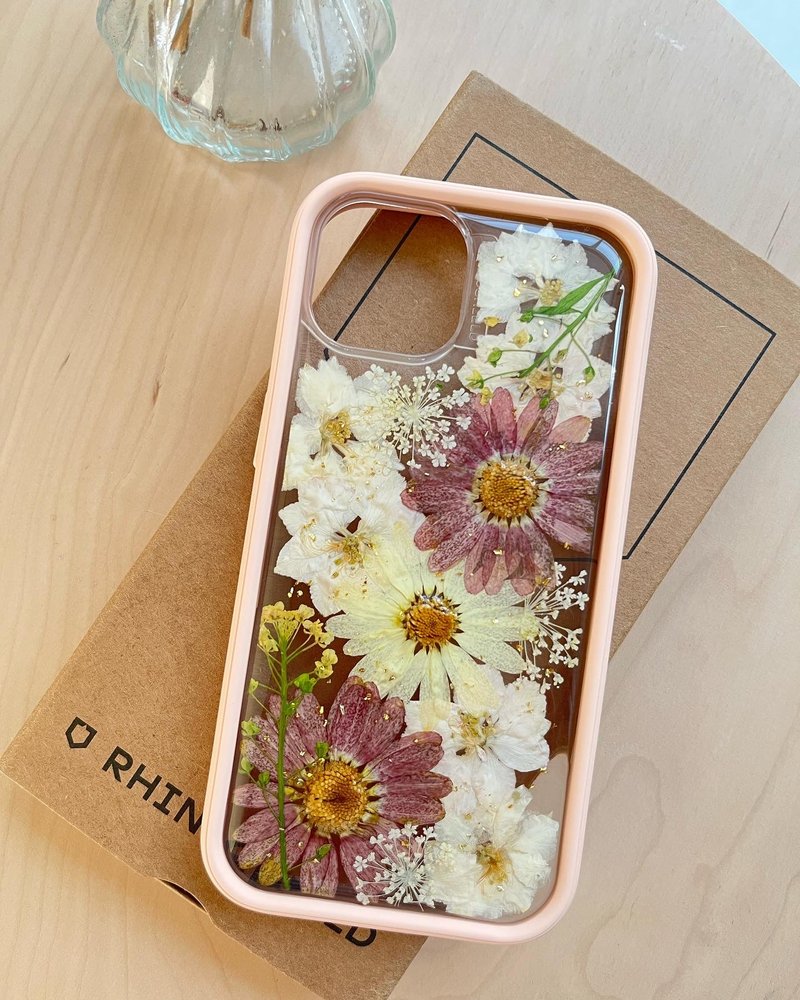 原创 押花手机壳x 玛格丽特押花  犀牛盾 空压壳 iphone 压花手机 - 手机壳/手机套 - 压克力 