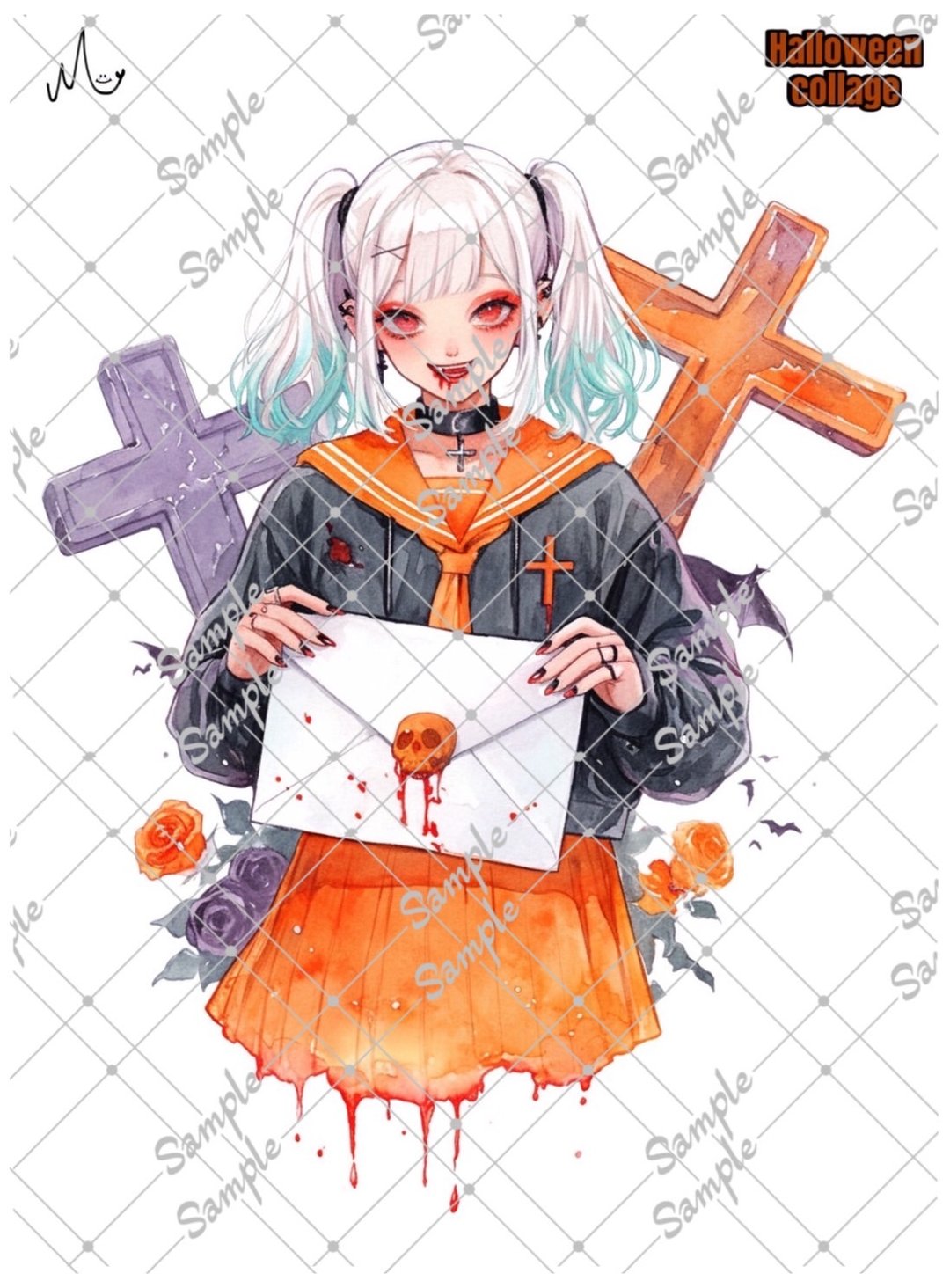 原创贴纸 Halloween 系列 期间限定 10月10日 - 11月10日 - 贴纸 - 纸 