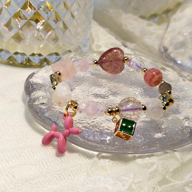 香薰水晶手链 - 手链/手环 - 水晶 