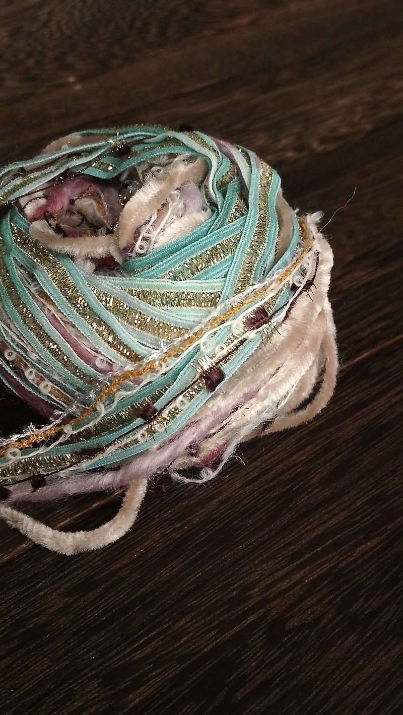 日本混合纱线　100厘米 - 编织/刺绣/羊毛毡/裁缝 - 聚酯纤维 绿色