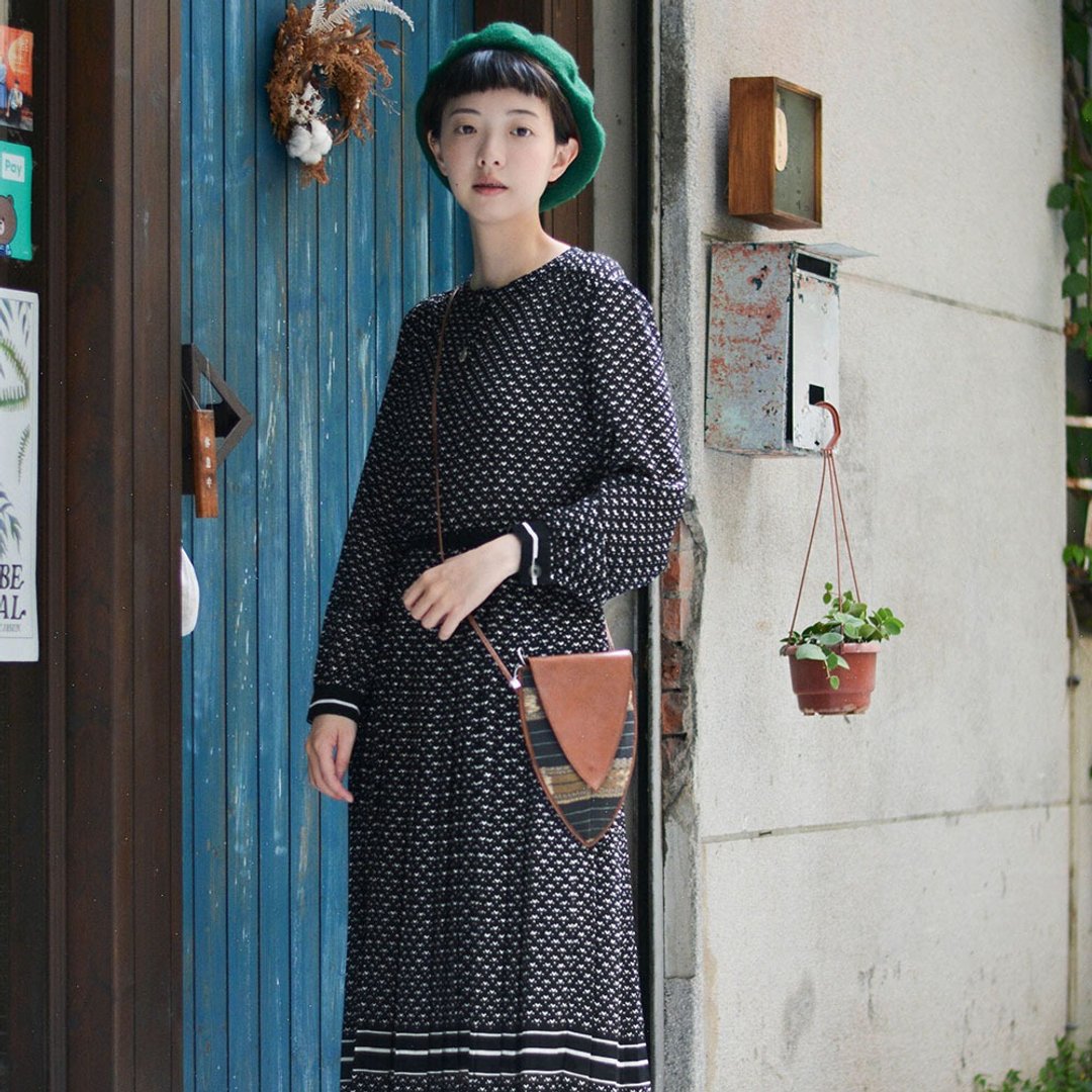 彤 |  日本古着长袖洋服 - 洋装/连衣裙 - 其他材质 