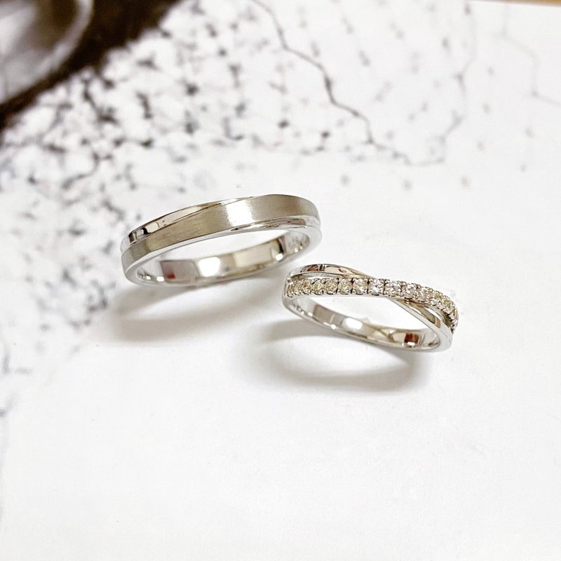 炙热。爱_对戒 | 14K、9K、925纯银 - 对戒 - 贵金属 