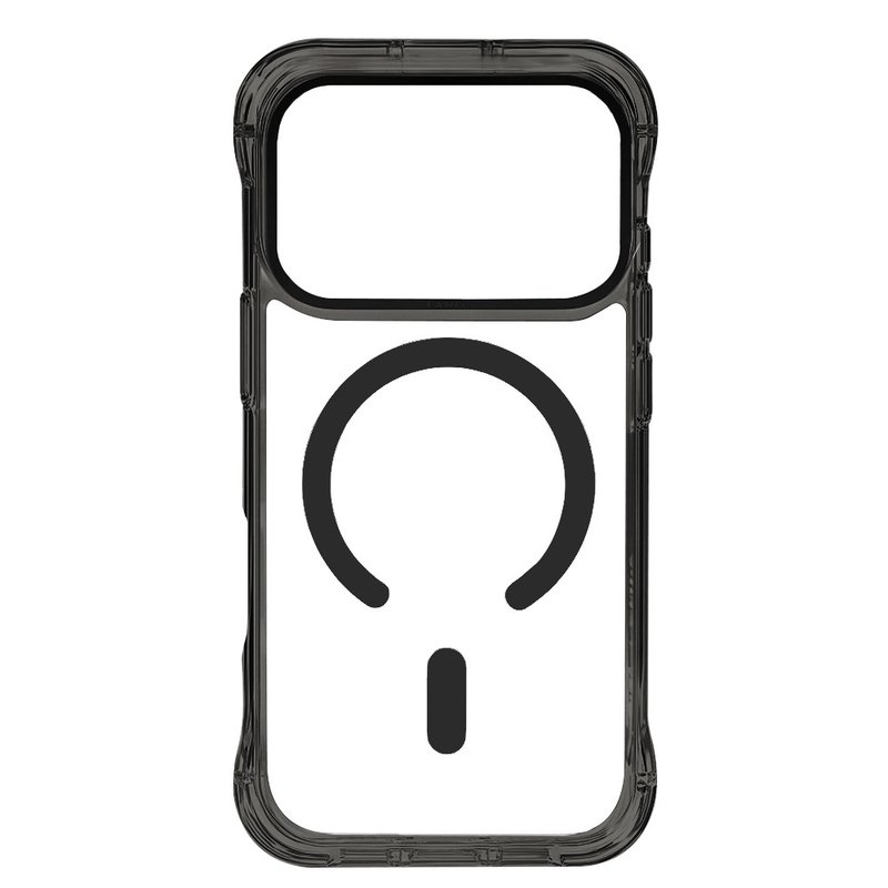 LazyCase 懒人支架防摔壳 磁吸透黑 iPhone 17 16 15 Pro Max - 手机壳/手机套 - 其他材质 透明