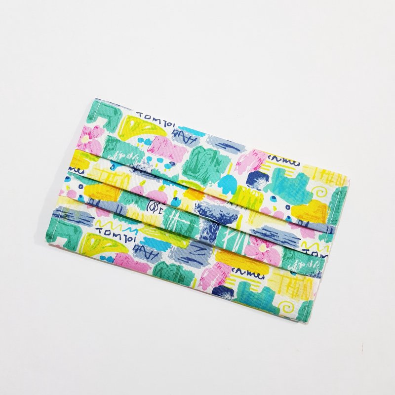 【香草薄荷冰淇淋】棉质口罩套 立体口罩套 成人尺寸 可寄国外 - 口罩 - 棉．麻 绿色