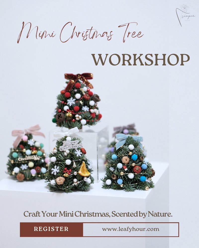 掌心里的圣诞 迷你圣诞树工作坊 - 植栽 - 植物．花 