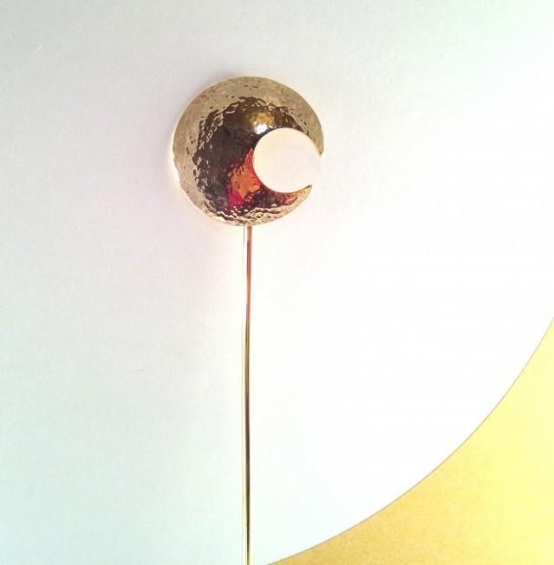 Chakram Brass Forged Hairpin - 发饰 - 其他金属 