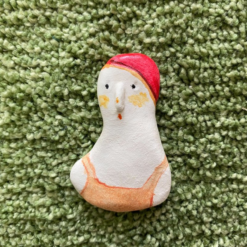 土制磁铁/ NO.66 - 冰箱贴/磁贴 - 其他材质 红色