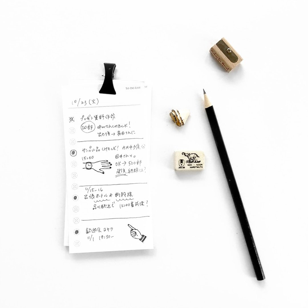 日本 KNOOP WORKS 手帐计划便条纸 (TO DO LIST) - 便条纸/标签贴 - 纸 白色