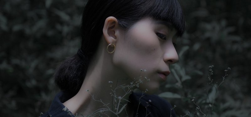 银珠细铜圈小耳环  -  可做夹式耳环 - 耳环/耳夹 - 其他材质 咖啡色