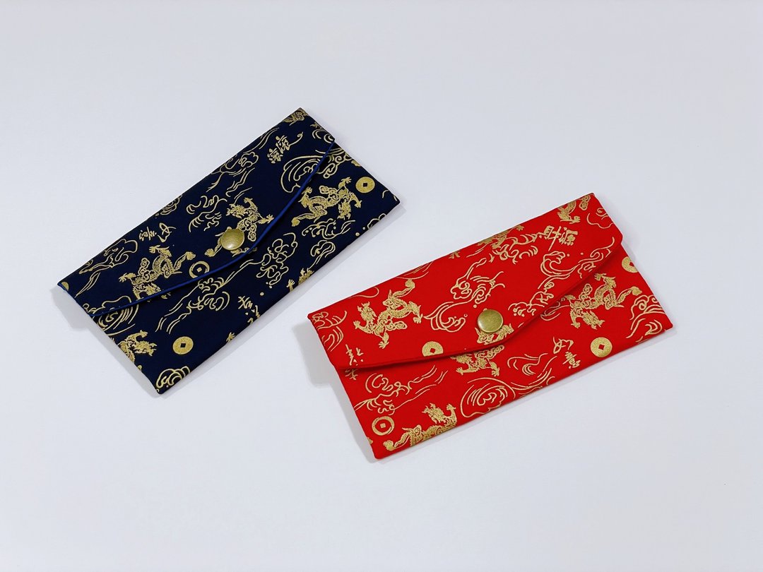 龙年 吉祥云龙 红包袋/收纳袋/存折袋 可免费刺绣名 - 红包/春联 - 棉 红色
