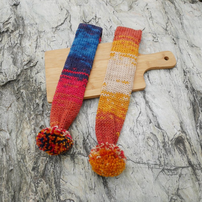 宠物毛球围巾 脖围 (民族风) - 衣/帽 - 聚酯纤维 红色