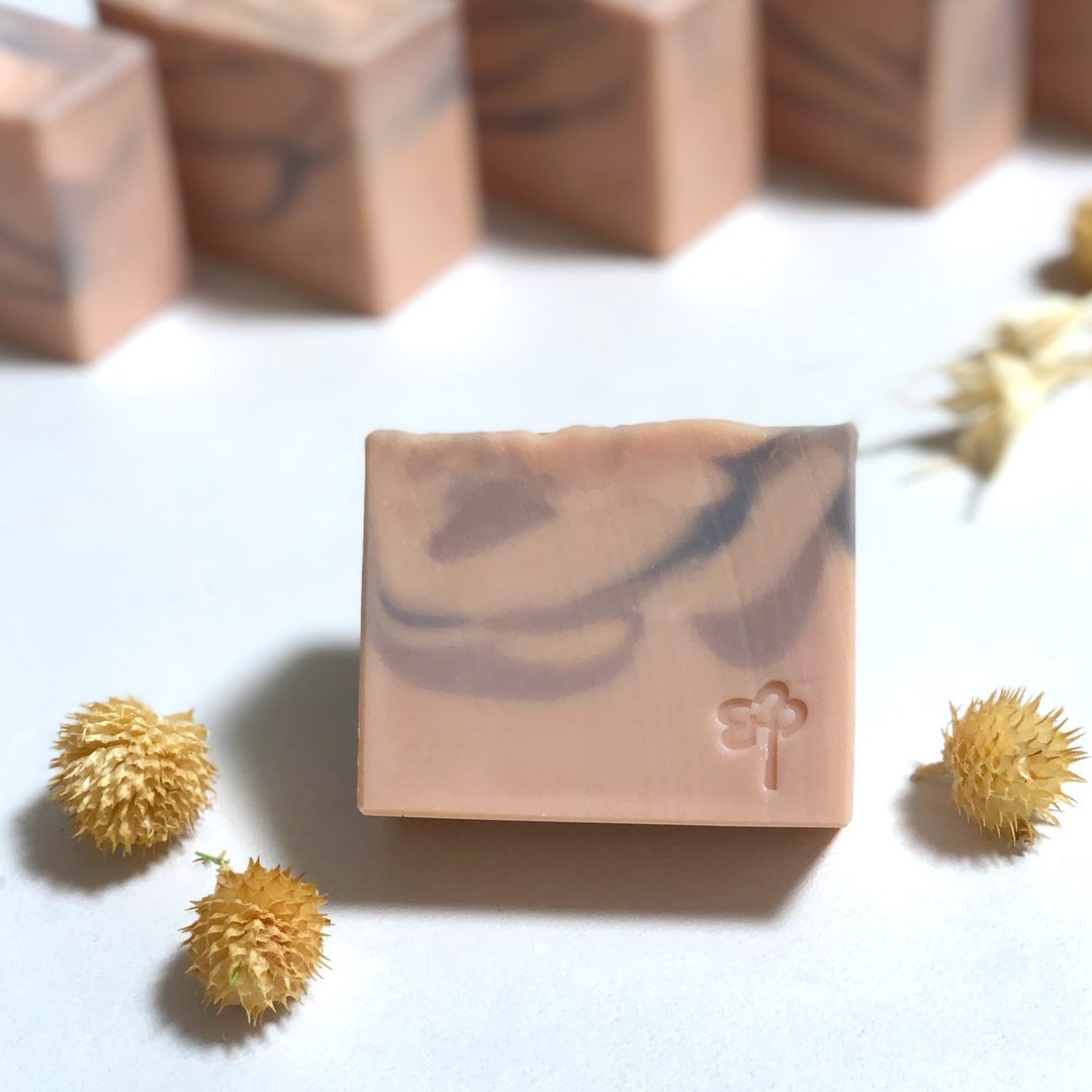 皂匠子【花漾之歌】马郁兰手工皂丨清新香气丨温暖馥郁 - 肥皂/手工皂 - 植物．花 粉红色