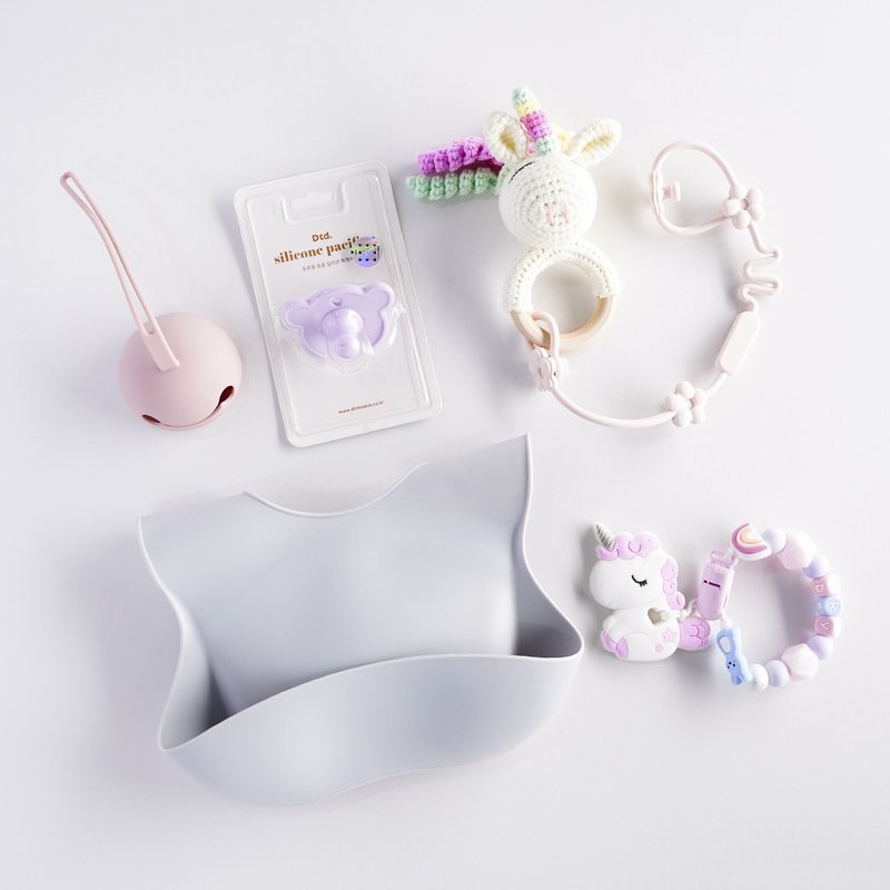 固齿器奶嘴七件套礼盒 - 玩具/玩偶 - 其他材质 多色