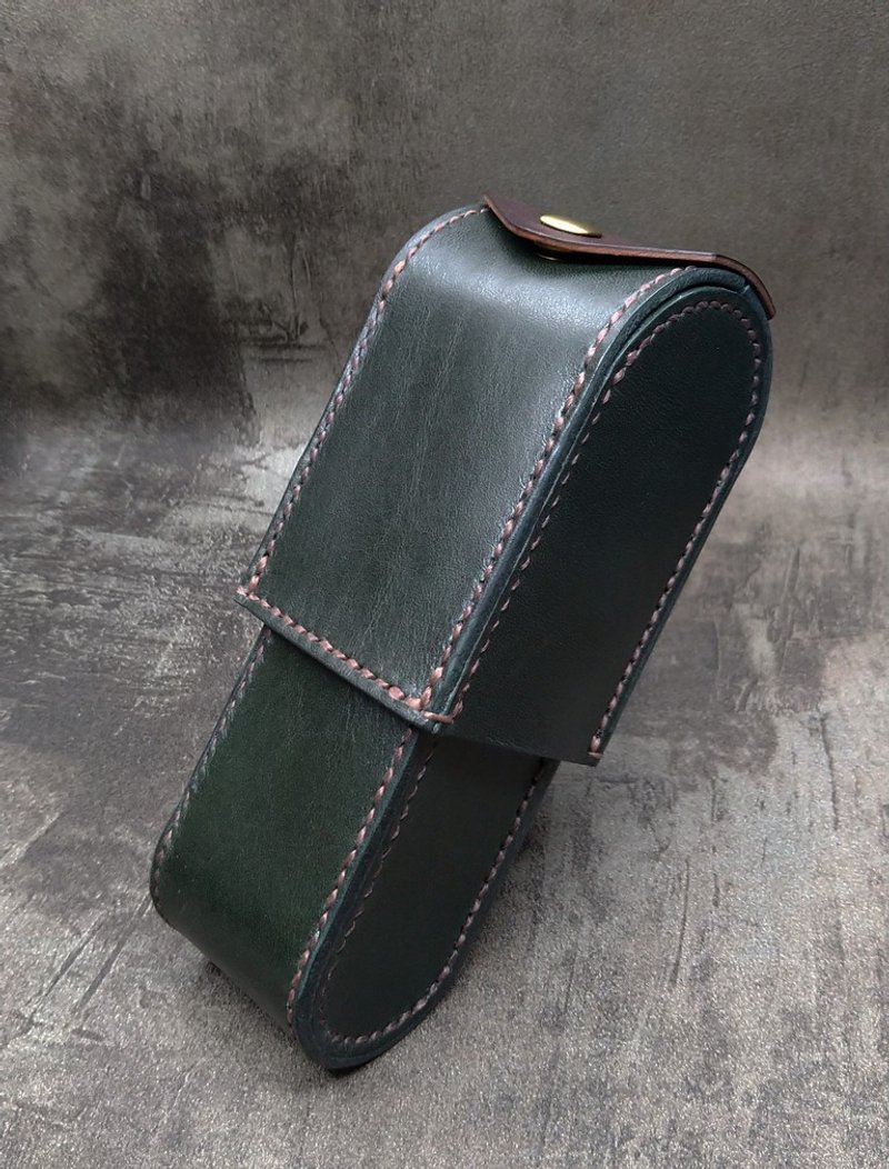 capsule-随行皮革笔筒笔盒/笔袋(多色可选) - 铅笔盒/笔袋 - 真皮 绿色