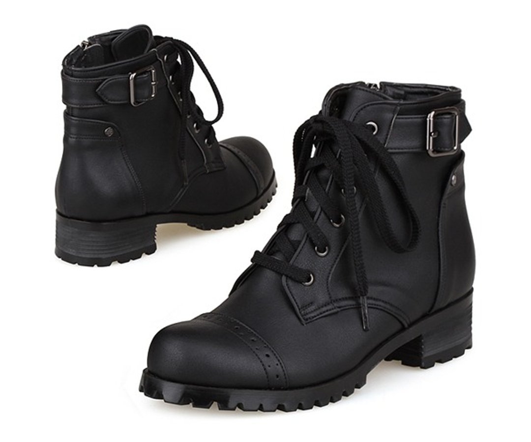 秋冬 - SPUR 简约机车短靴 EF7072 BLACK - 女款休闲鞋 - 其他材质 