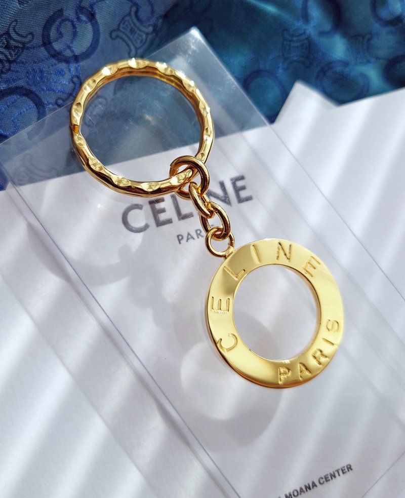 全新带盒 CELINE 小金环 包包挂饰挂件 车匙圈锁匙扣钥匙扣钥匙圈 - 其他 - 纯银 银色