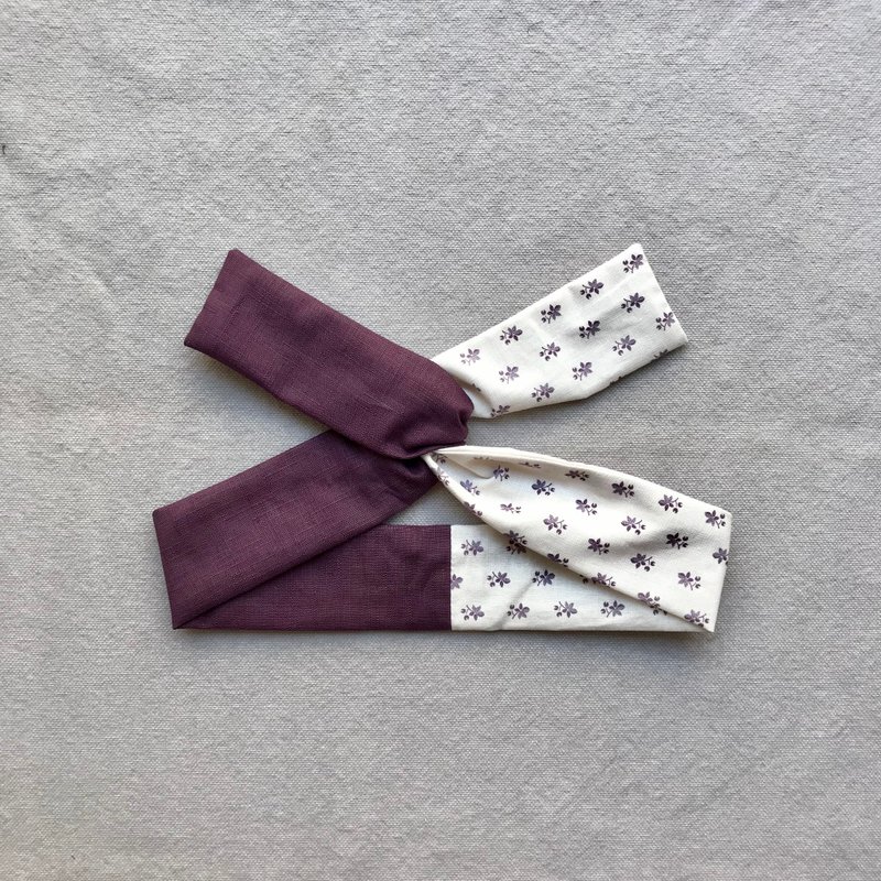 岛森家 / 铝线发带 / 和服 - 发饰 - 棉．麻 绿色