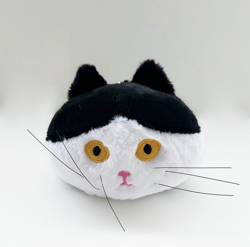 【CINDY CHIEN】浏海猫小精灵毛绒绒吊饰 - 吊饰 - 其他材质 