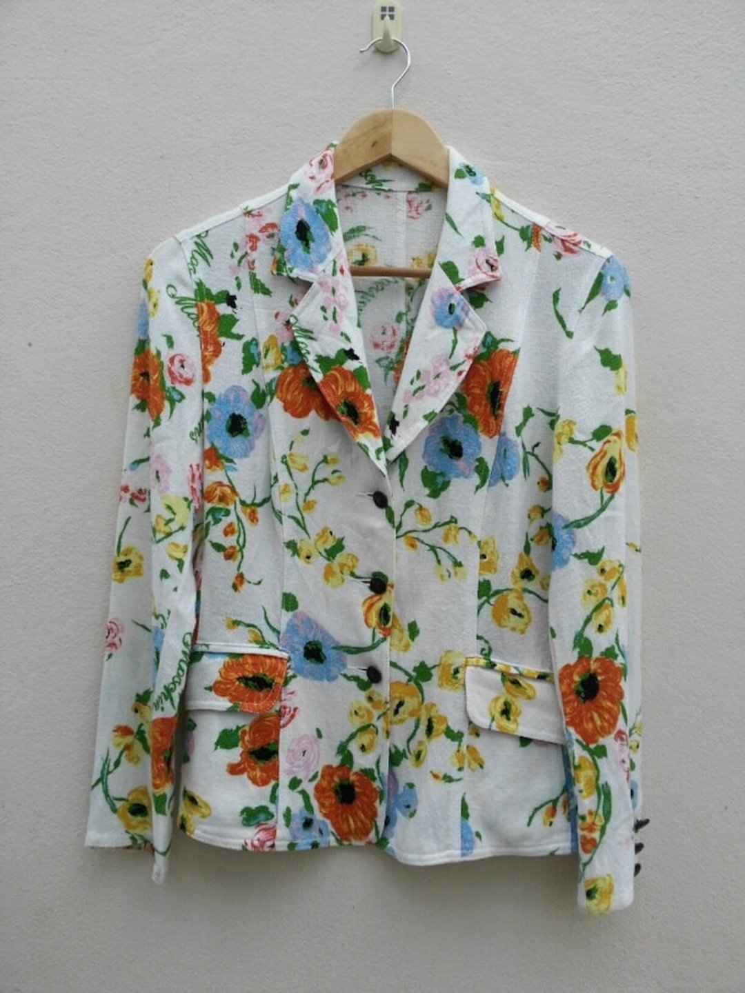 MOSCHINO 牛仔外套西装外套 / 印花棉质外套 设计师尺寸 42 - 女装休闲/机能外套 - 羊毛 
