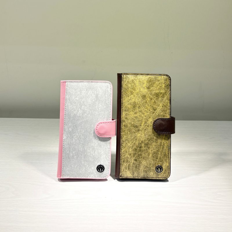 SWEETBURDEN 蚕丝牛皮-手机套(新) iPhone16 皮套 - 手机壳/手机套 - 真皮 金色