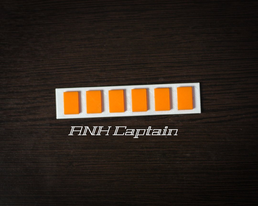 Rank badge Line Officers Operations\Research | Star Wars Imperial Officer Corps - 摆饰 - 塑料 银色