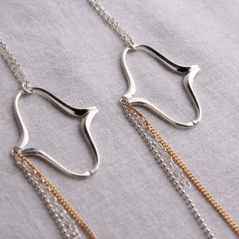 Flame 项链 链饰 - 项链 - 纯银 银色