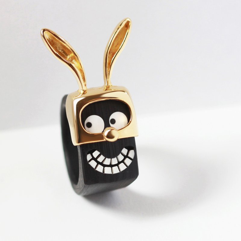 Bruno - 戒指 - 防水材质 金色