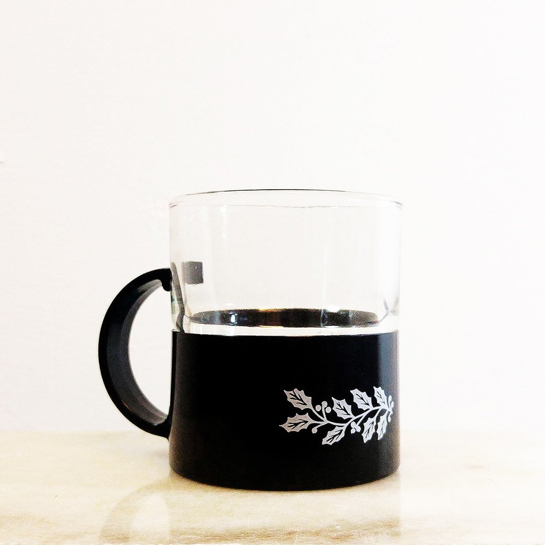 早期日式水杯 - 茶具/茶杯 - 玻璃 黑色