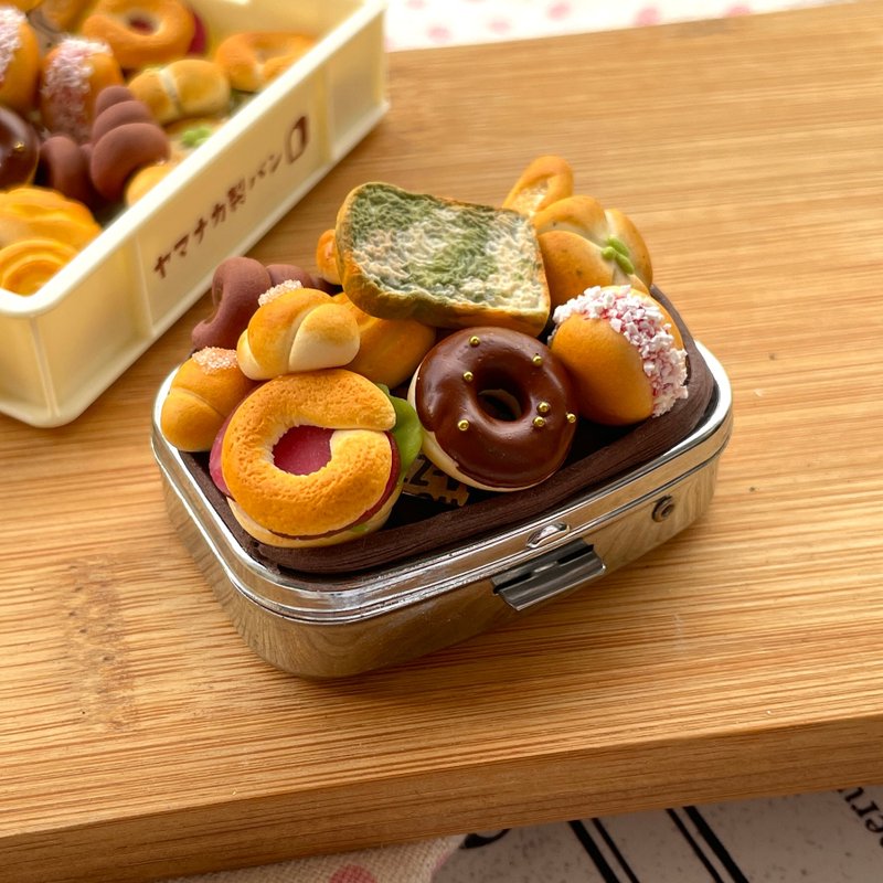 树脂黏土 一篮小面包2.0 饰品收纳盒 药盒 - 收纳用品 - 粘土 卡其色