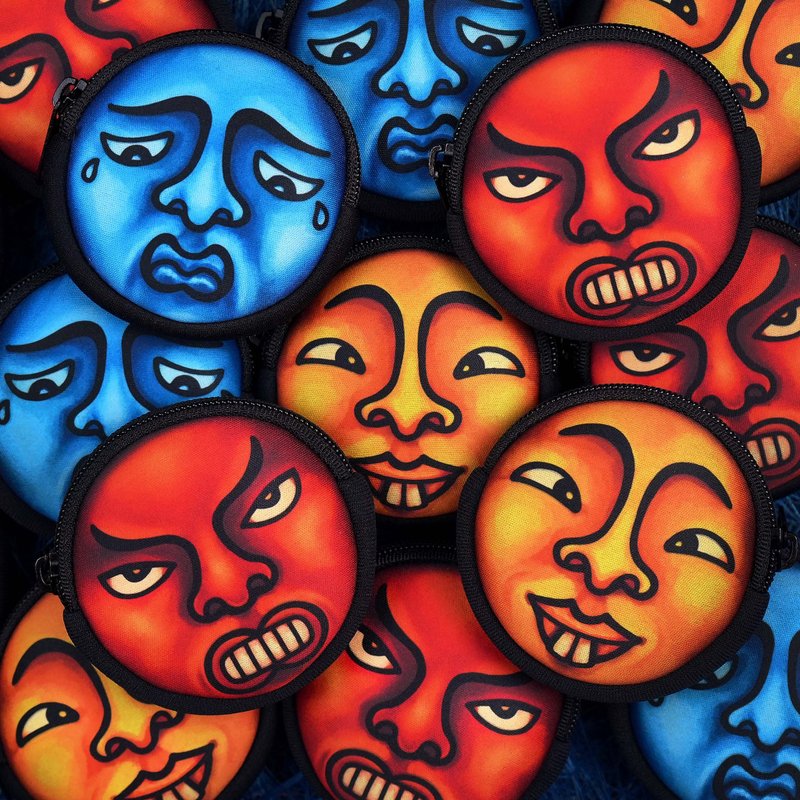 表情收好 收纳包 - 零钱包 - 其他材质 