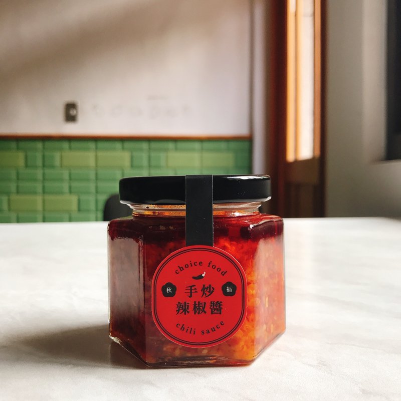 手炒辣椒酱 - 酱料/调味料 - 新鲜食材 红色
