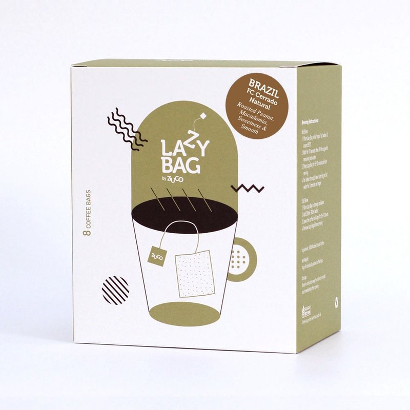 LAZY BAG 咖啡浸包 ~ Brazil FC Cerrado - Natural - 咖啡 - 其他材质 