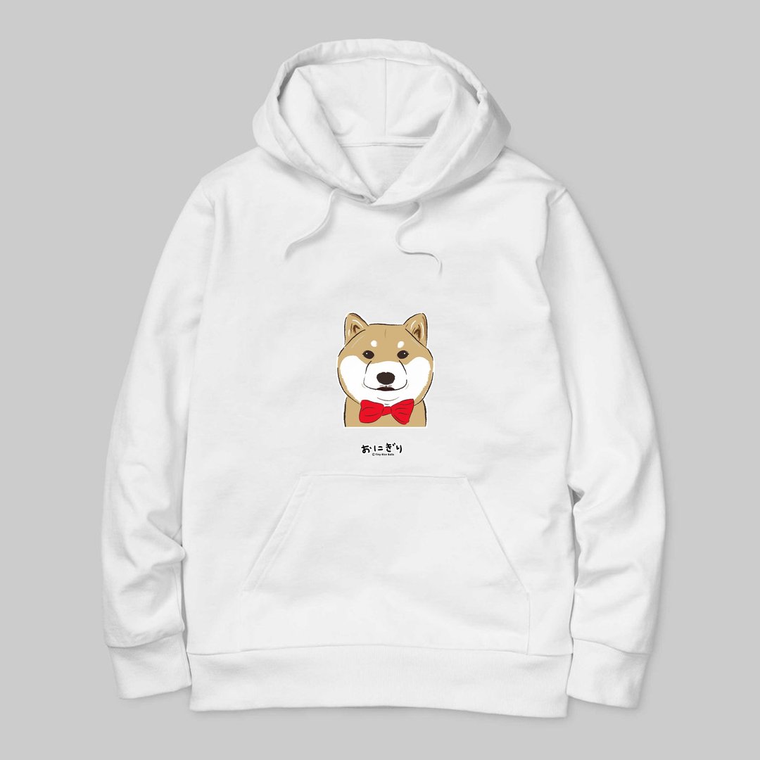 Shiba Inu Hoodie 小饭团 尖头曼 内磨毛 暖暖帽T - 中性连帽卫衣/T 恤 - 棉．麻 