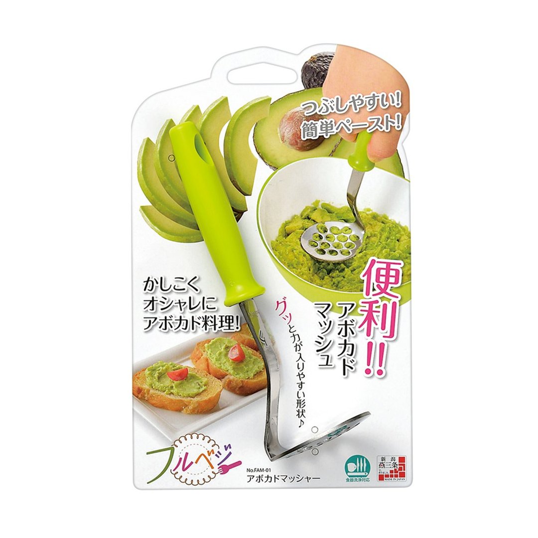 【日本下村工业Shimomura】日本制不锈钢捣泥器FAM-01 - 厨房用具 - 不锈钢 绿色
