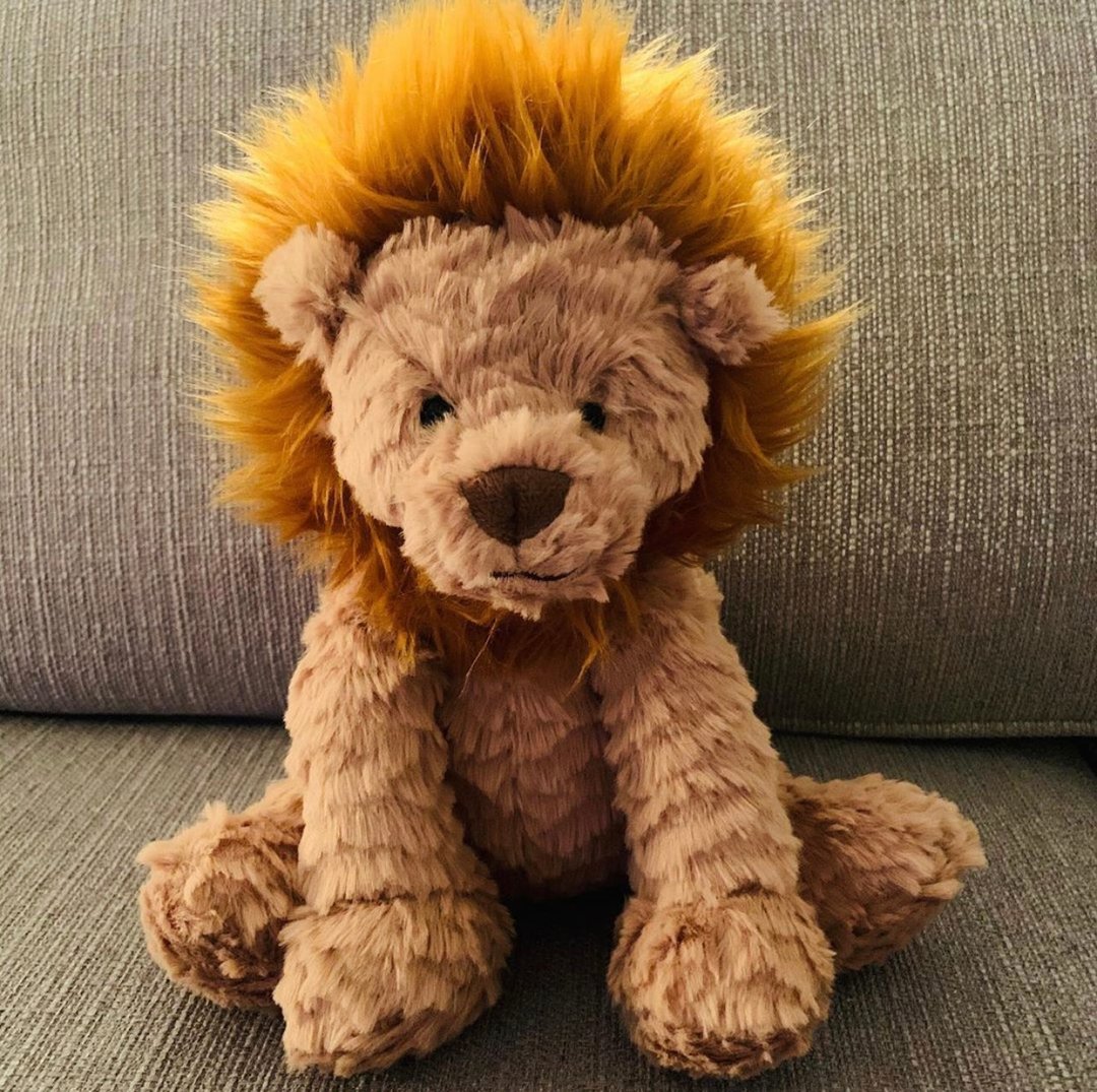 Fuddlewuddle Lion 23cm 波浪毛小狮子 - 玩偶/公仔 - 聚酯纤维 咖啡色