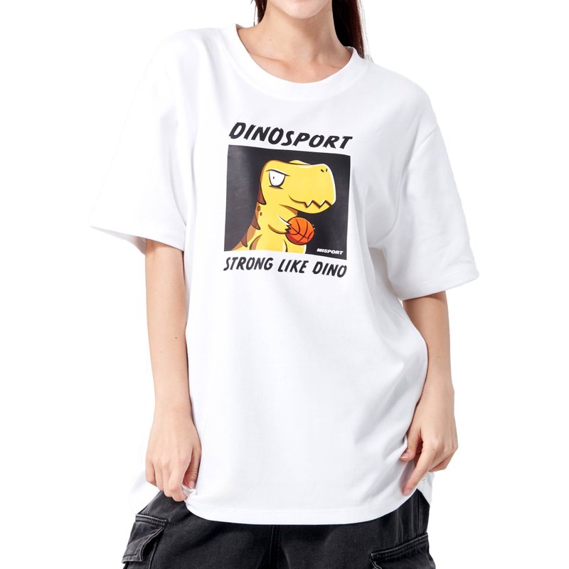 立体机能棉T-呆脑兽自画像-篮球 运动衣 机能服 MIT台湾制 棉T - 男装运动衣 - 聚酯纤维 白色