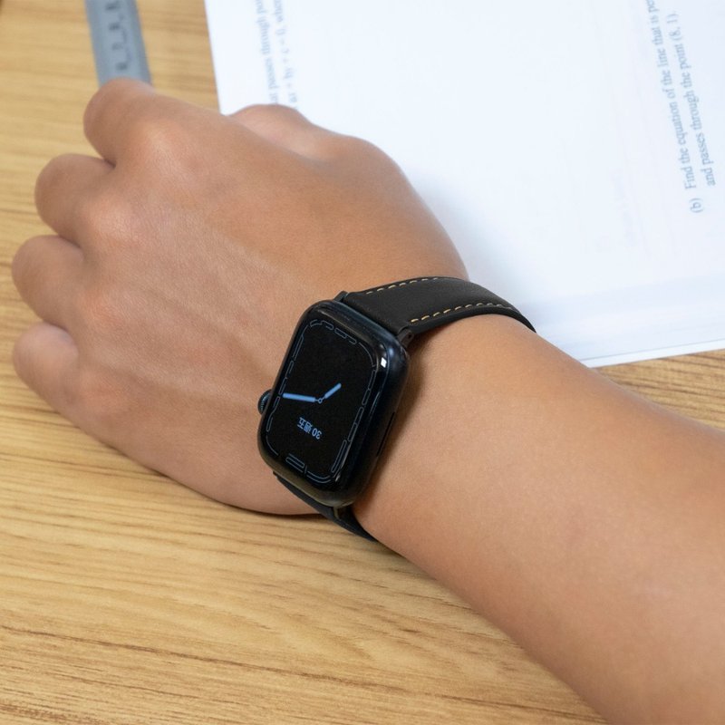 Torrii Apple Watch 表带 LUNA 真皮系列 - 黑色 - 表带 - 真皮 黑色