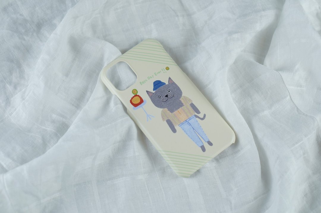 猫咪爱吃柠檬塔 手机壳 - 手机壳/手机套 - 塑料 橘色