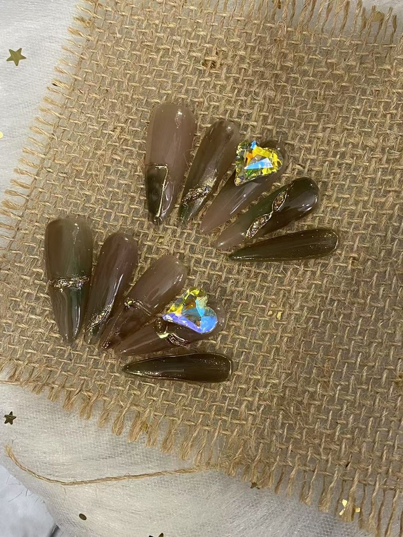 Nail arts/Press on nails/handmade 手工美甲 穿戴甲 古典主义 - 其他 - 其他材质 