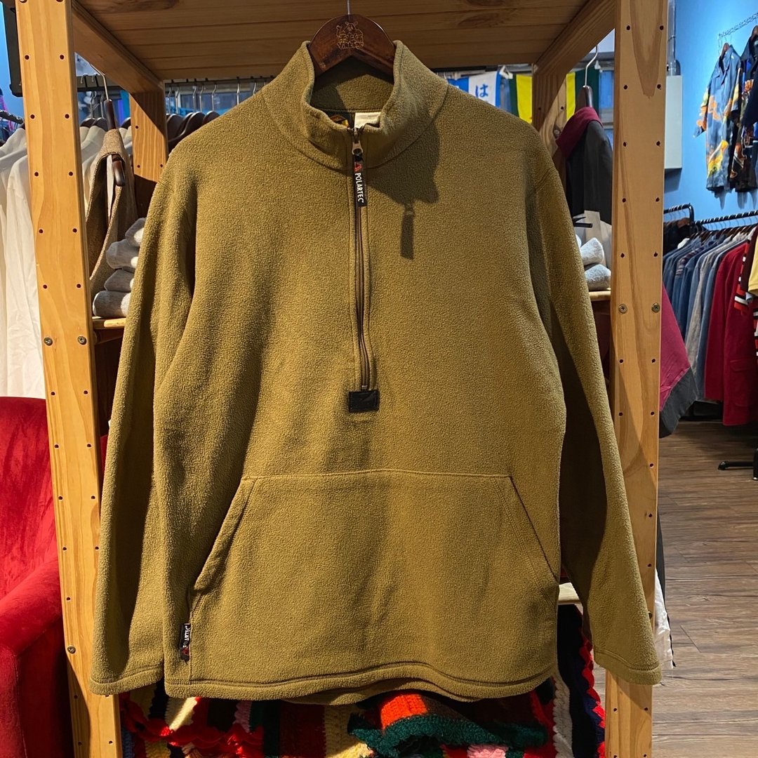 --两光师古着--咖啡色半拉练摇粒绒上衣 Fleece - 男装外套 - 其他材质 咖啡色